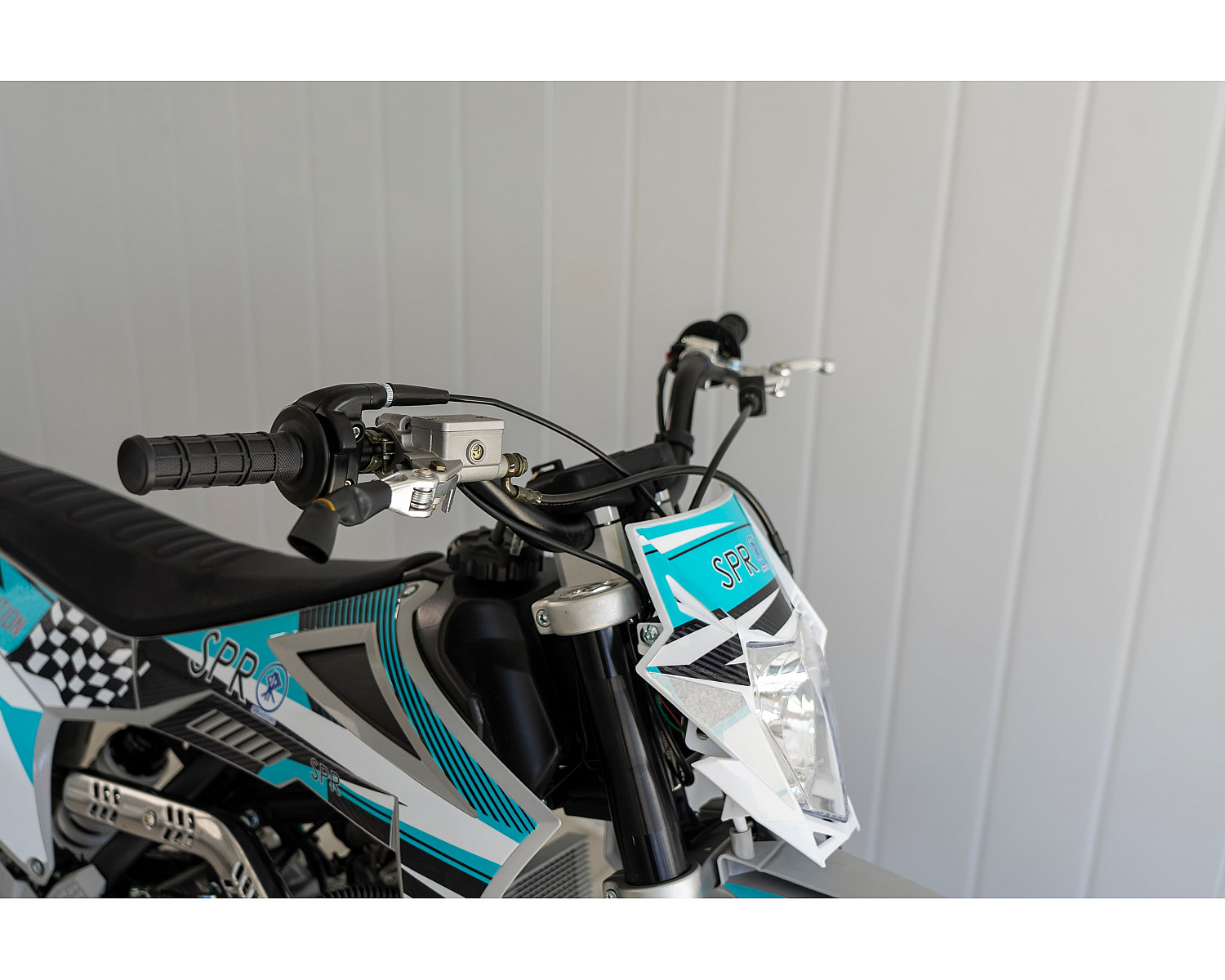 Питбайк SPRMOTORS MiniCross V2 MAX серый