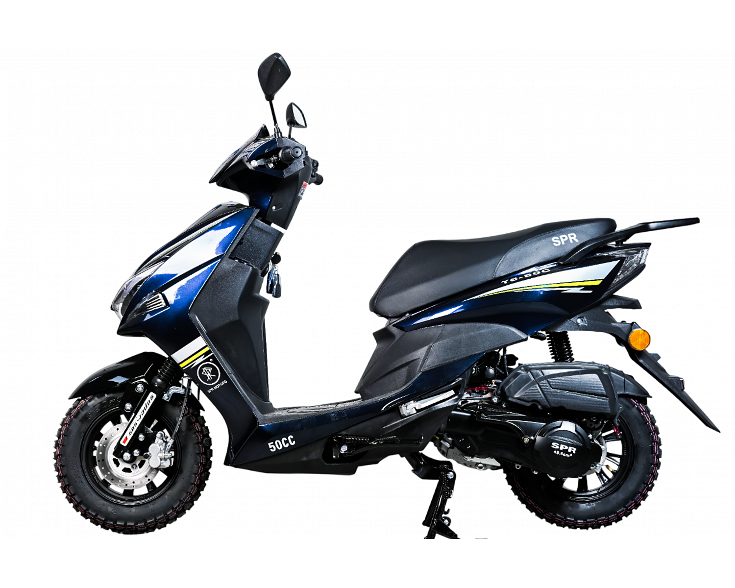 Скутер SPRMOTORS SPORT FS+ синий T6-50C