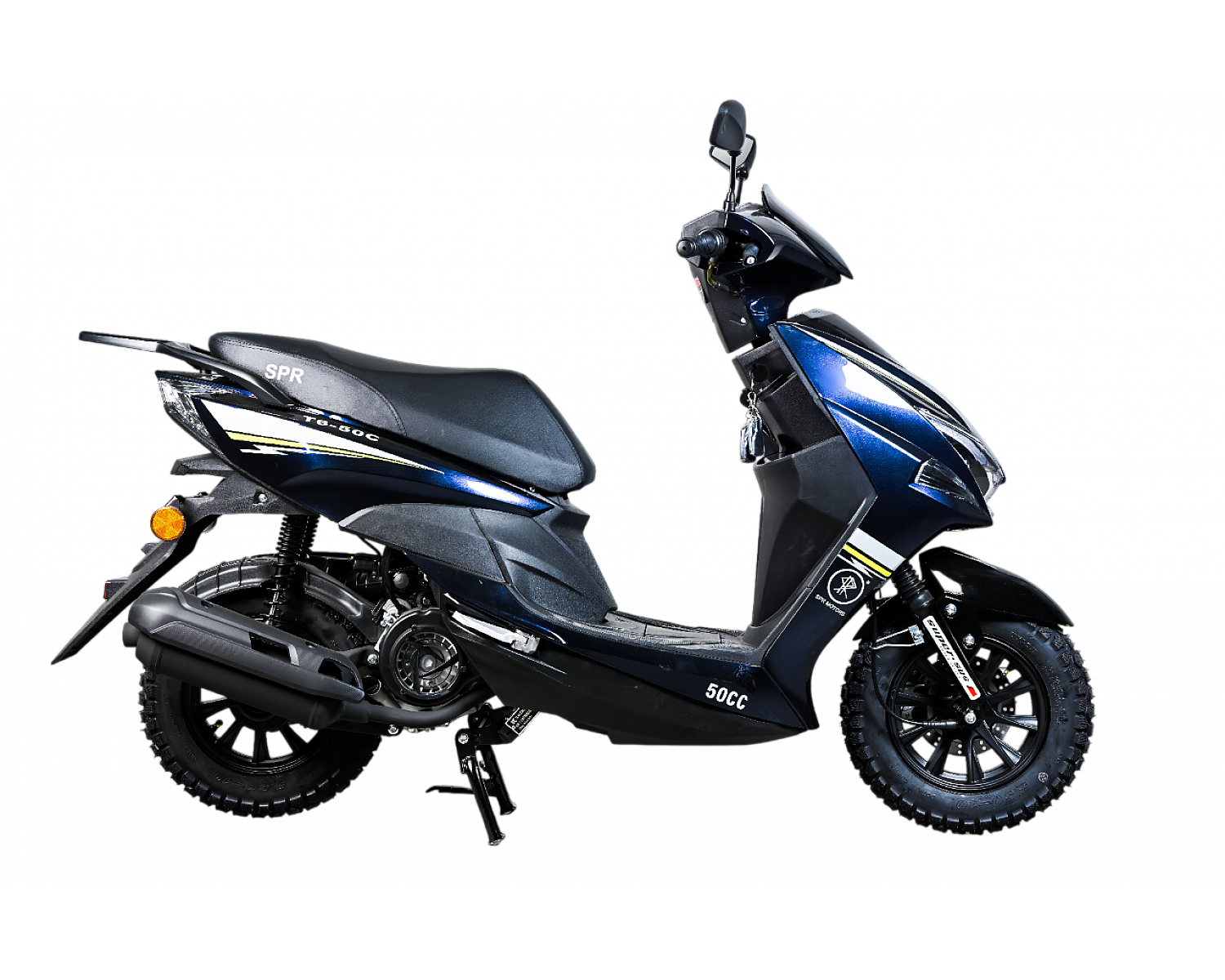 Скутер SPRMOTORS SPORT FS+ синий T6-50C