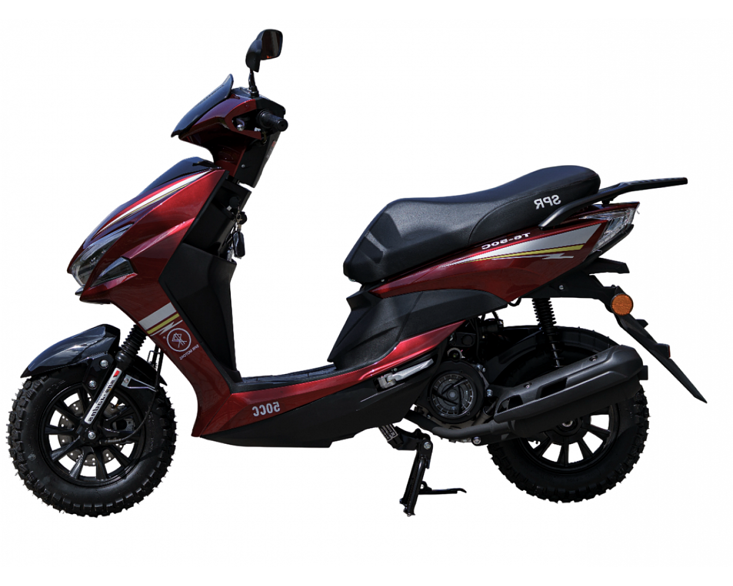Скутер SPRMOTORS SPORT FS+ красный T6-50C