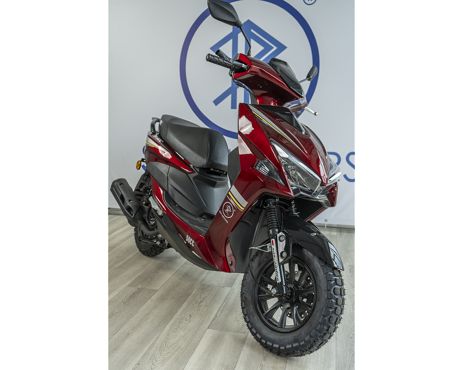 Скутер SPRMOTORS SPORT FS красный T6-50C