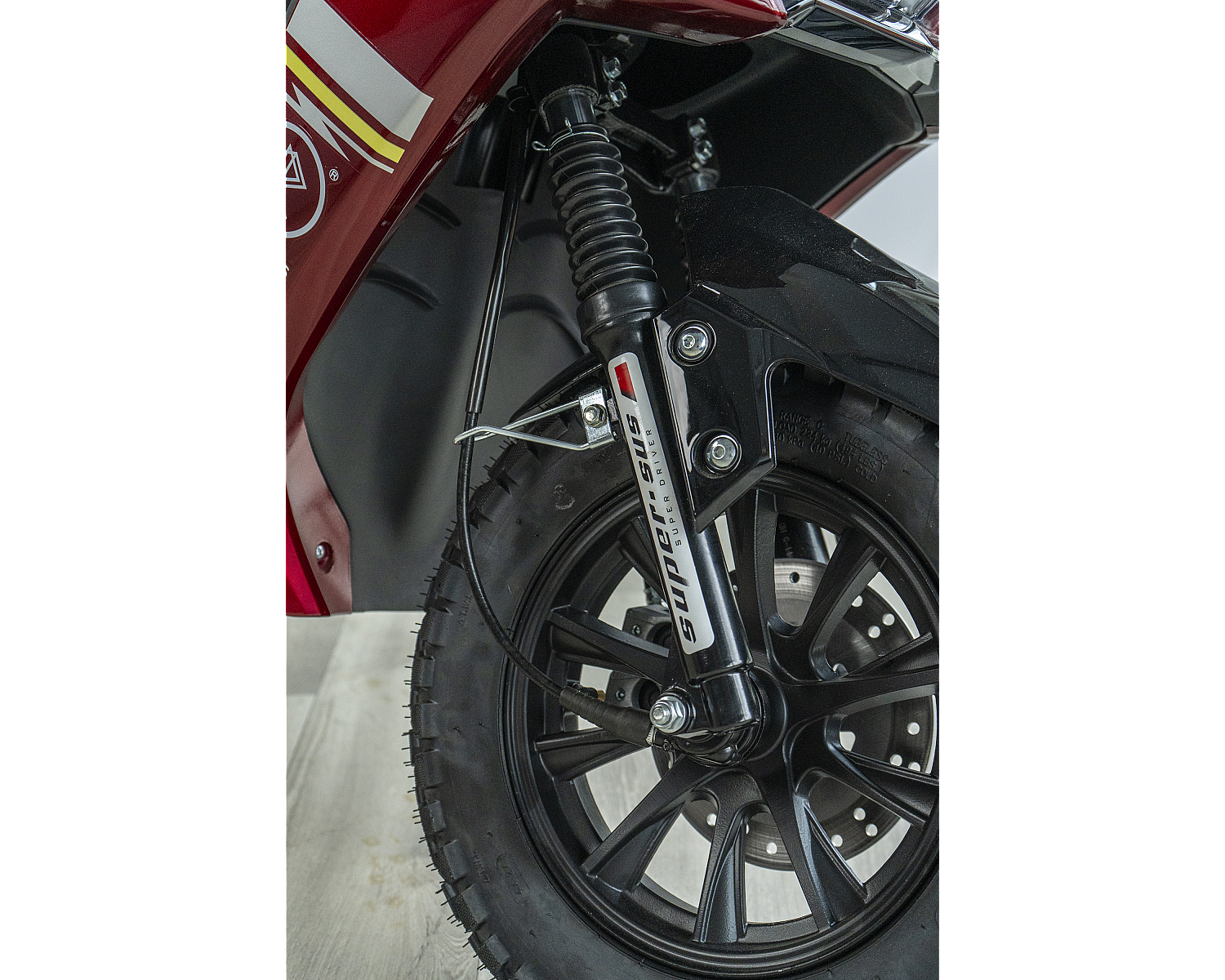 Скутер SPRMOTORS SPORT FS красный T6-50C