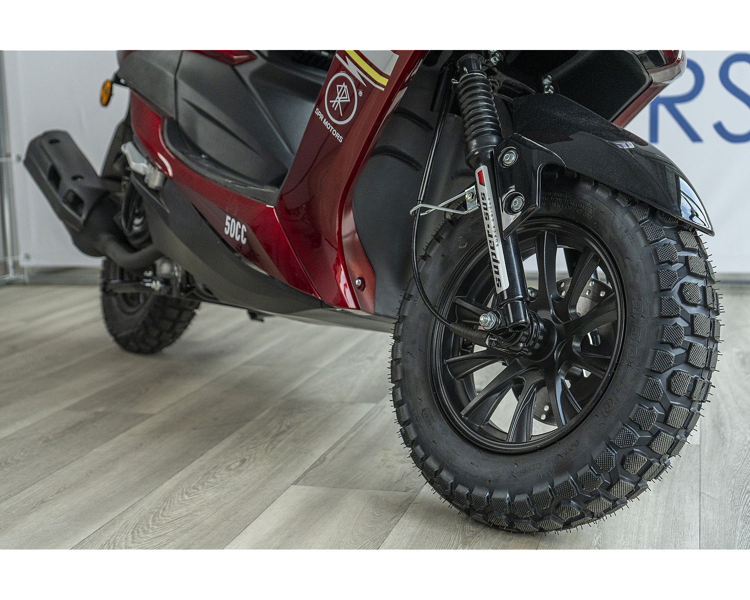 Скутер SPRMOTORS SPORT FS красный T6-50C