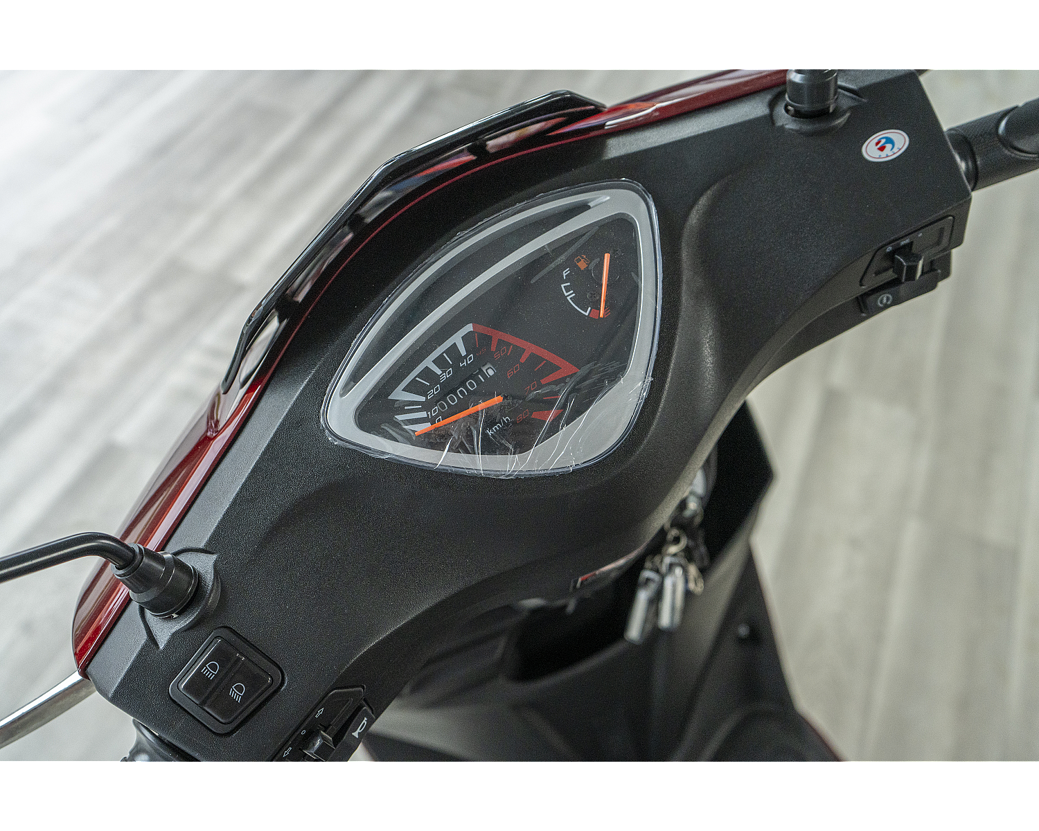 Скутер SPRMOTORS SPORT FS красный T6-50C