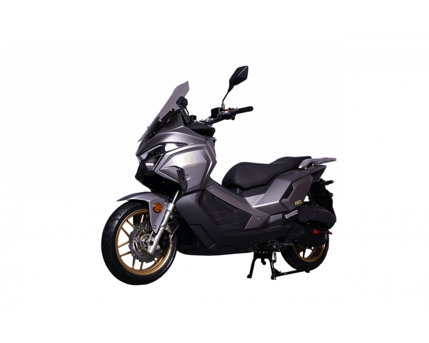 Скутер SPRMOTORS TRAVEL MAX серый T4-50H EFI (с кофром)