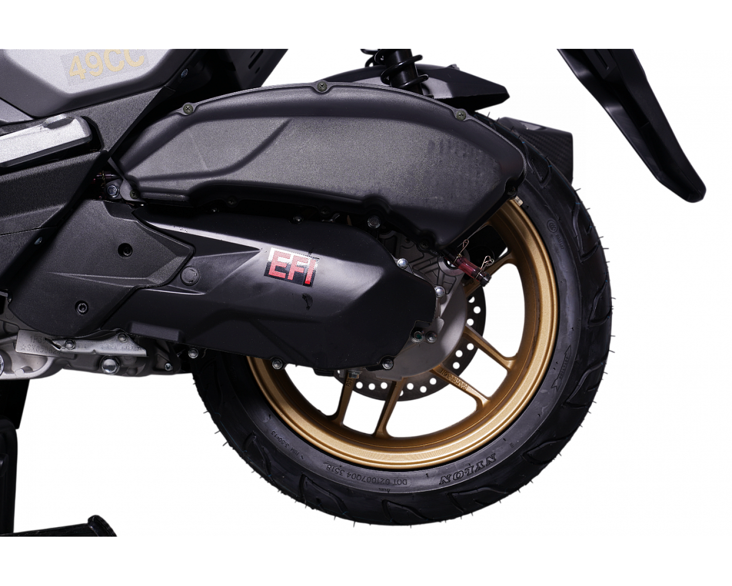 Скутер SPRMOTORS TRAVEL MAX серый T4-50H EFI (с кофром)