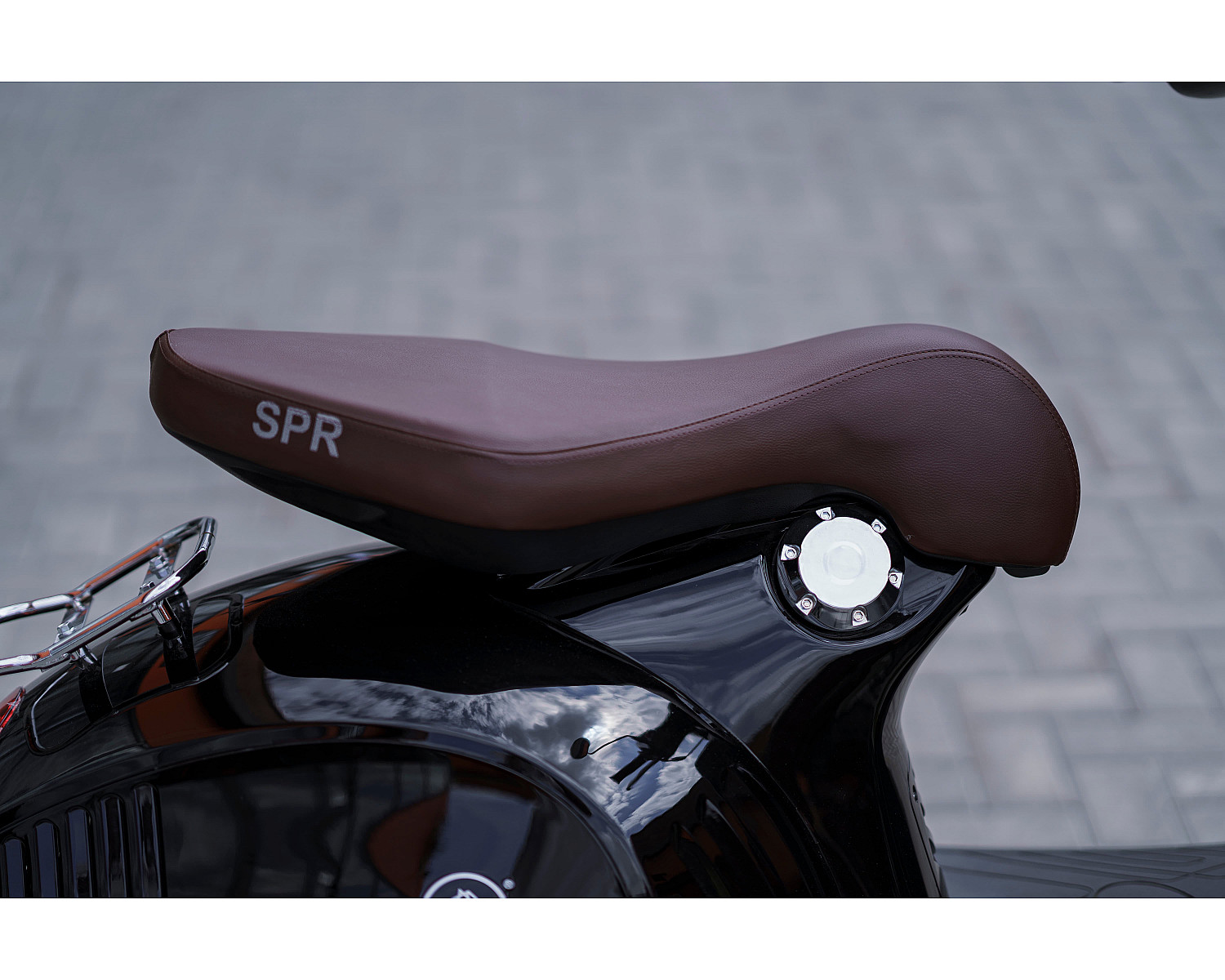 Скутер SPRMOTORS Vespa чёрный T9-50B
