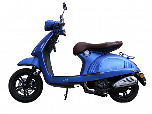 Скутер SPRMOTORS Vespa синий T9-50B