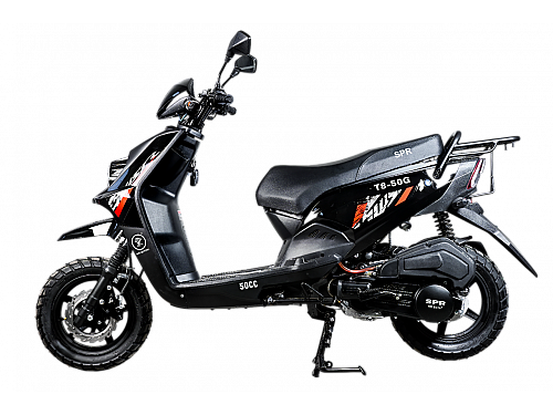 Скутер SPRMOTORS Zoom-10 чёрный T8-50G