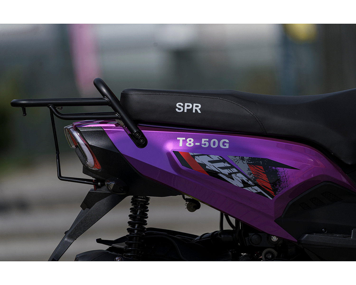 Скутер SPRMOTORS Zoom-10 фиолетовый T8-50G
