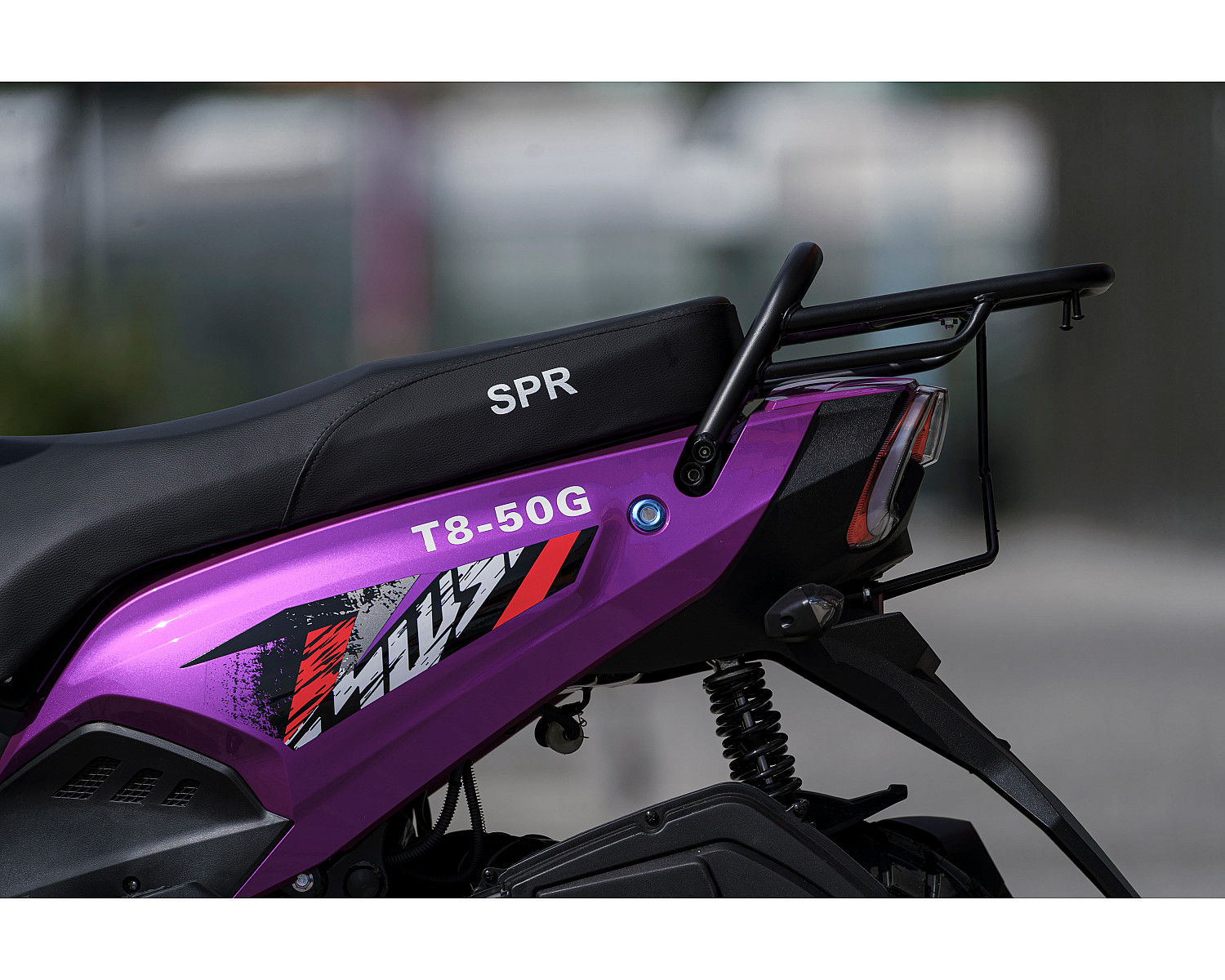Скутер SPRMOTORS Zoom-10 фиолетовый T8-50G