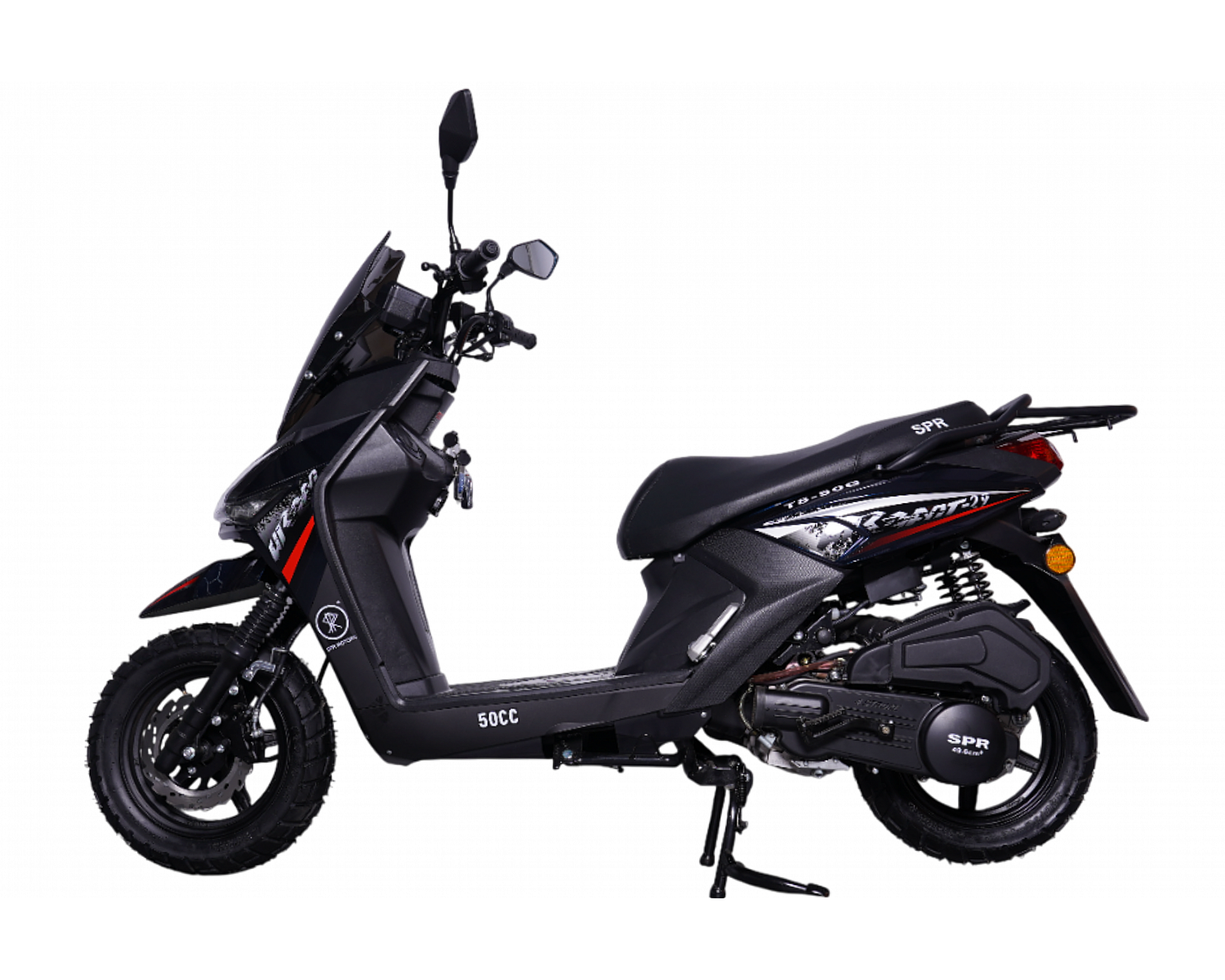 Скутер SPRMOTORS Zoom-9 чёрный T8-50G