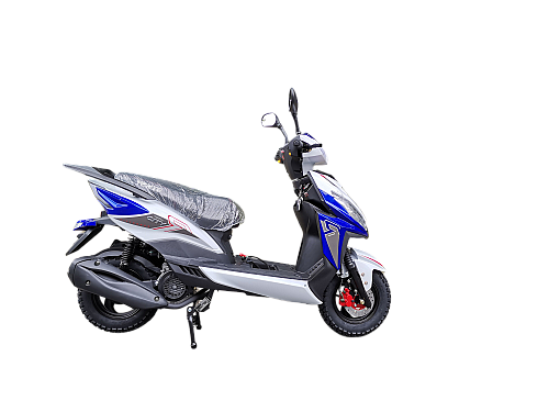 Скутер VMC CITY BY49QT-2A 49 см3 серия N1500, LED фары, сигнализация VIN, blue /white