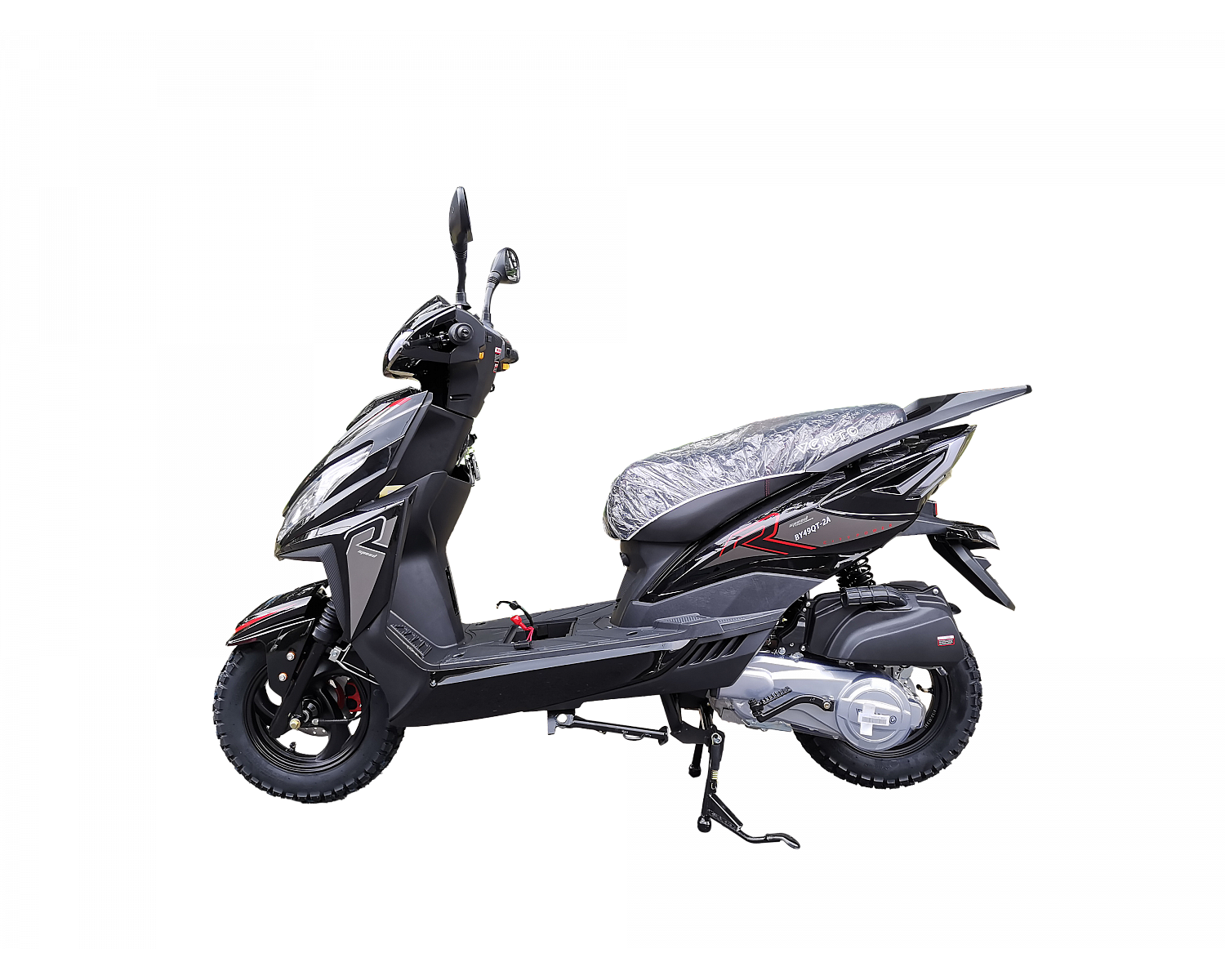 Скутер VMC CITY BY49QT-2A 49 см3 серия N1500, LED фары, сигнализация VIN, blue /white