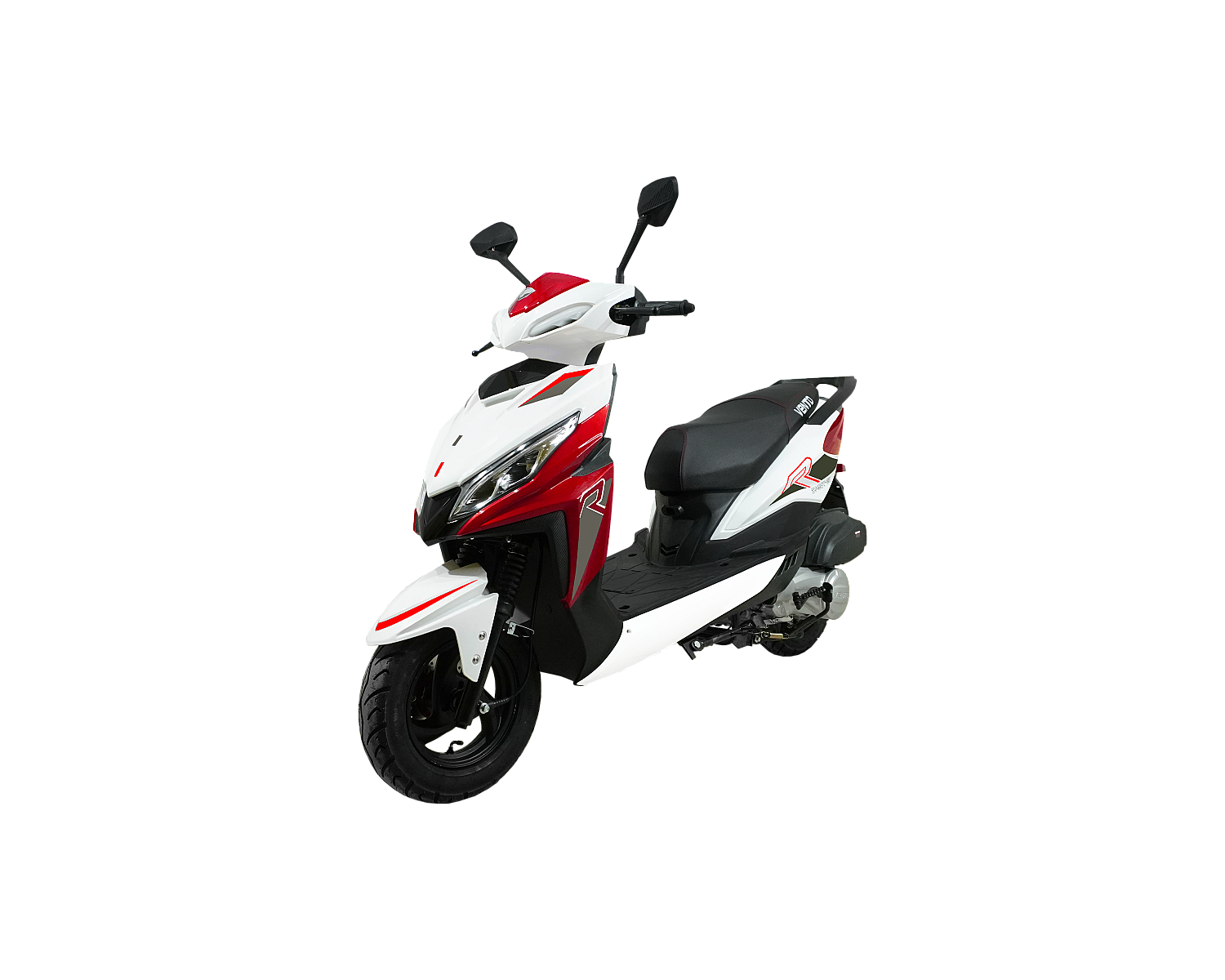 Скутер VMC CITY BY49QT-2A 49 см3 серия N1500, LED фары, сигнализация VIN, red /white