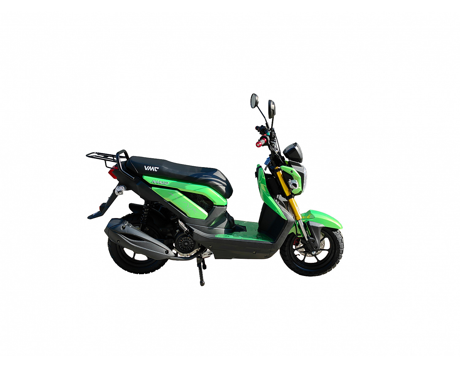 Скутер VMC NAKED BY49QT-5A 49 см3 серия N1500, сигнализация VIN, green