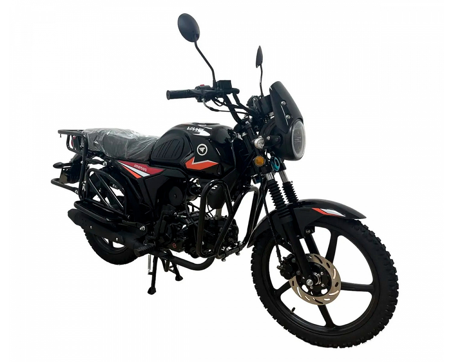 Мопед VMC NOVA CM48Q 48 см3 серия R1100 (LED фара/фонарь/панель приборов;) VIN, black-yellow