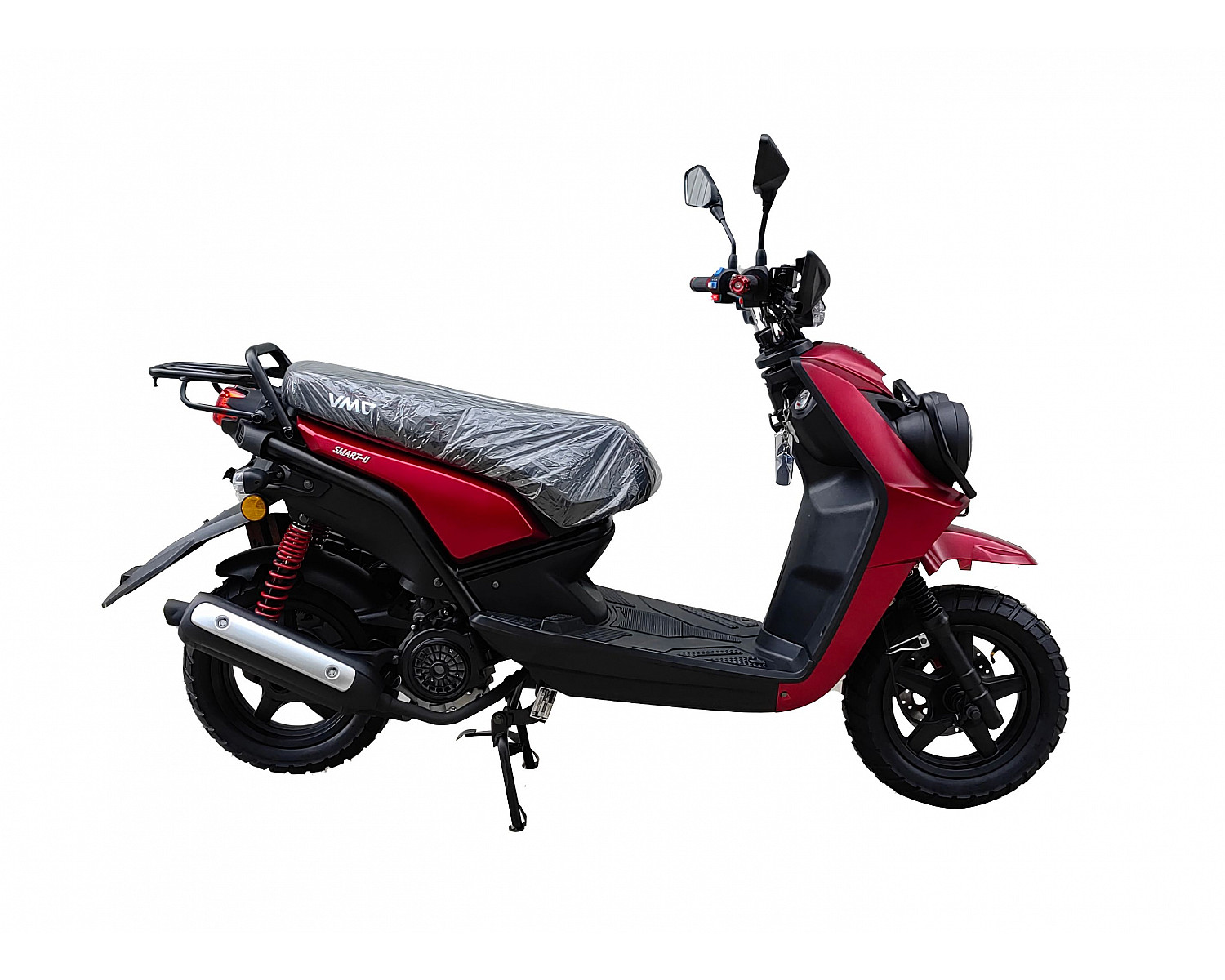 Скутер VMC SMART-II BY49QT-5A 49 см3 серия N1500, сигнализация VIN, matt red