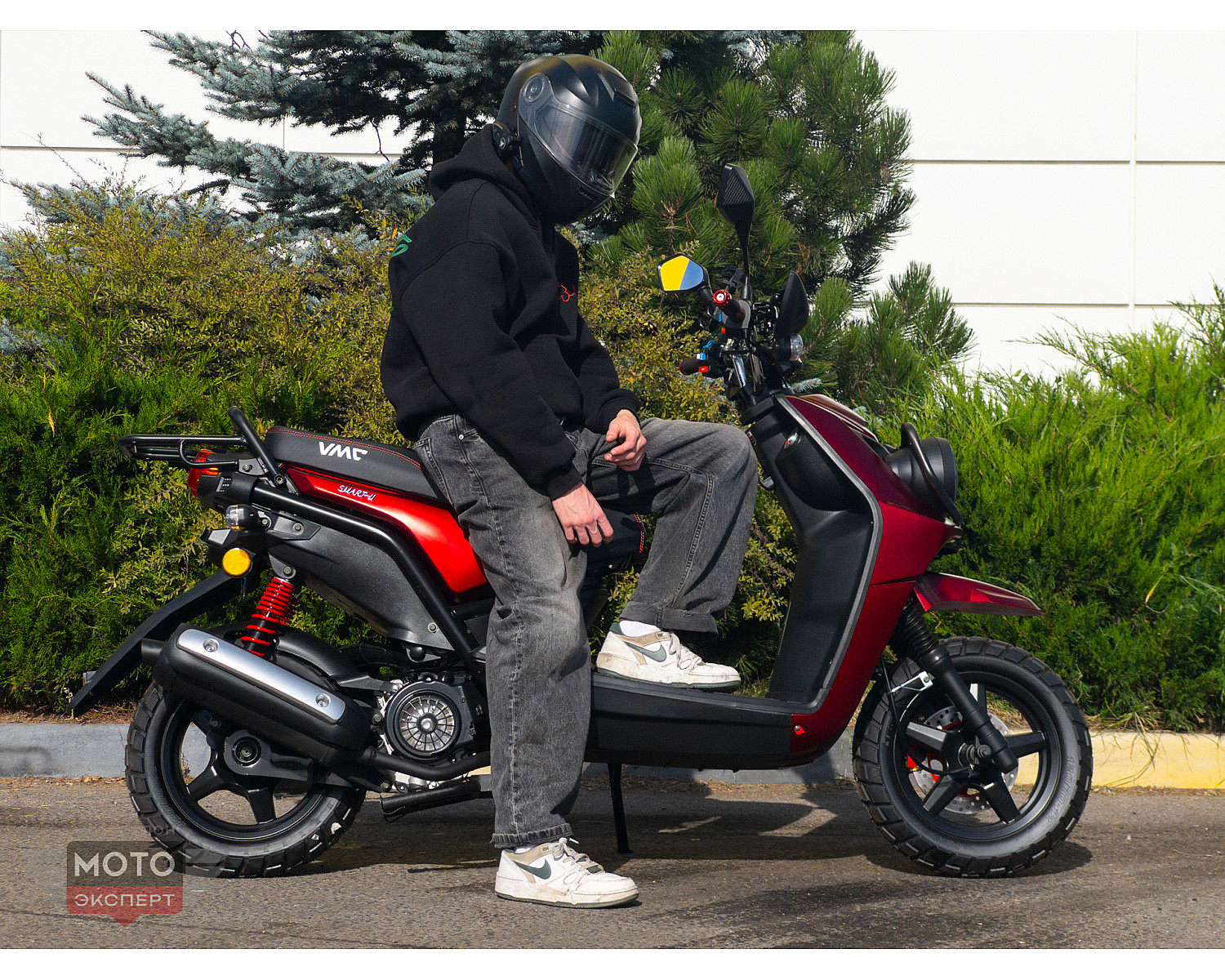 Скутер VMC SMART-II BY49QT-5A 49 см3 серия N1500, сигнализация VIN, matt green