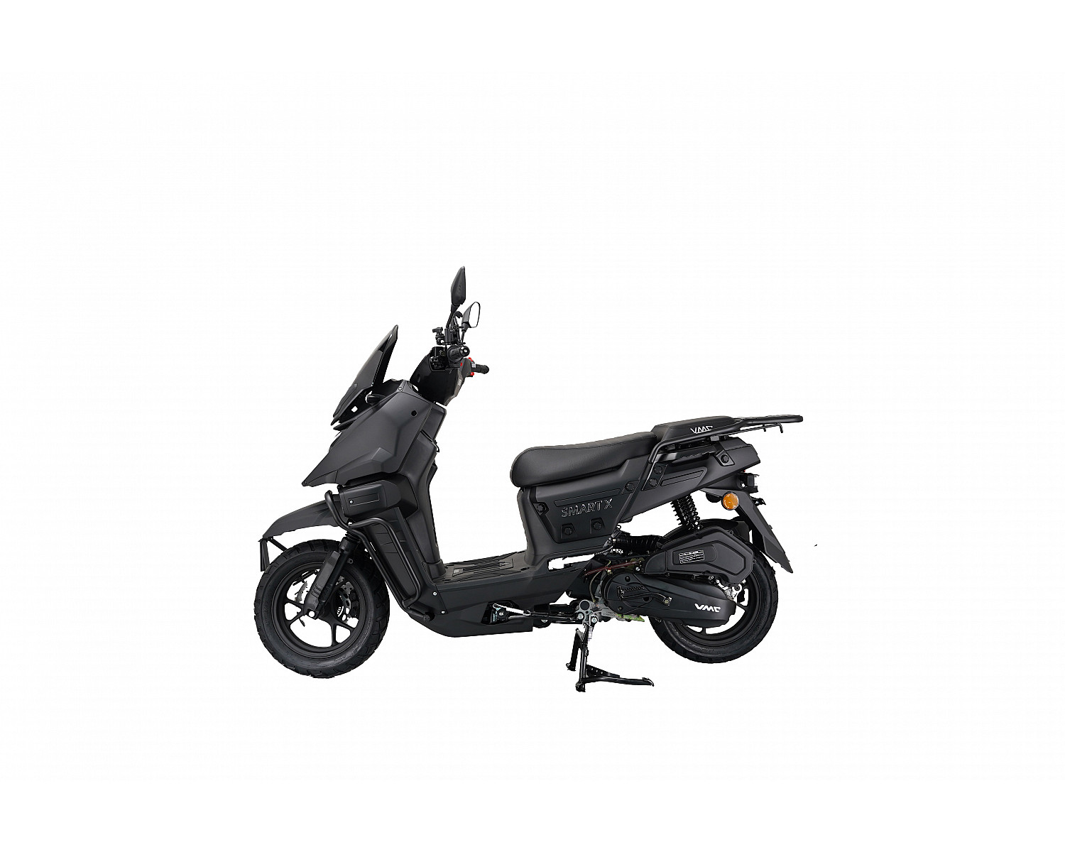 Скутер VMC SMART X BY49QT-5A 49 см3 серия T1700 (LED панель, CBS, USB, сигнализация), matt black