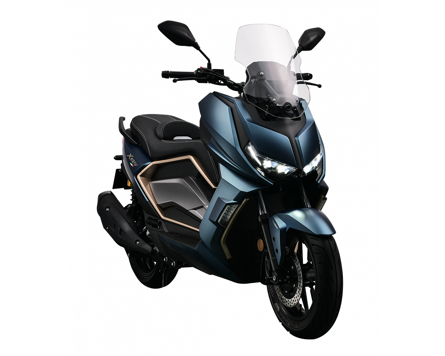Скутер VMC Т-16 TY300T-2E 276cc (инжектор, водян. охлаждение, тормоз. система ABS) серия TR3000, matt blue