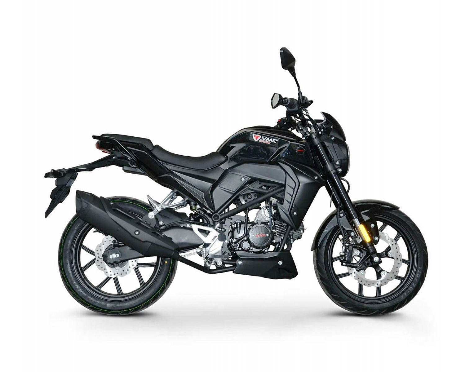Мопед VMC GRACE CM48Q 48 см3 серия Y1250 LED-ф. /сиг пов./пан.приб;пер./зад диск.тор.) VIN (black)