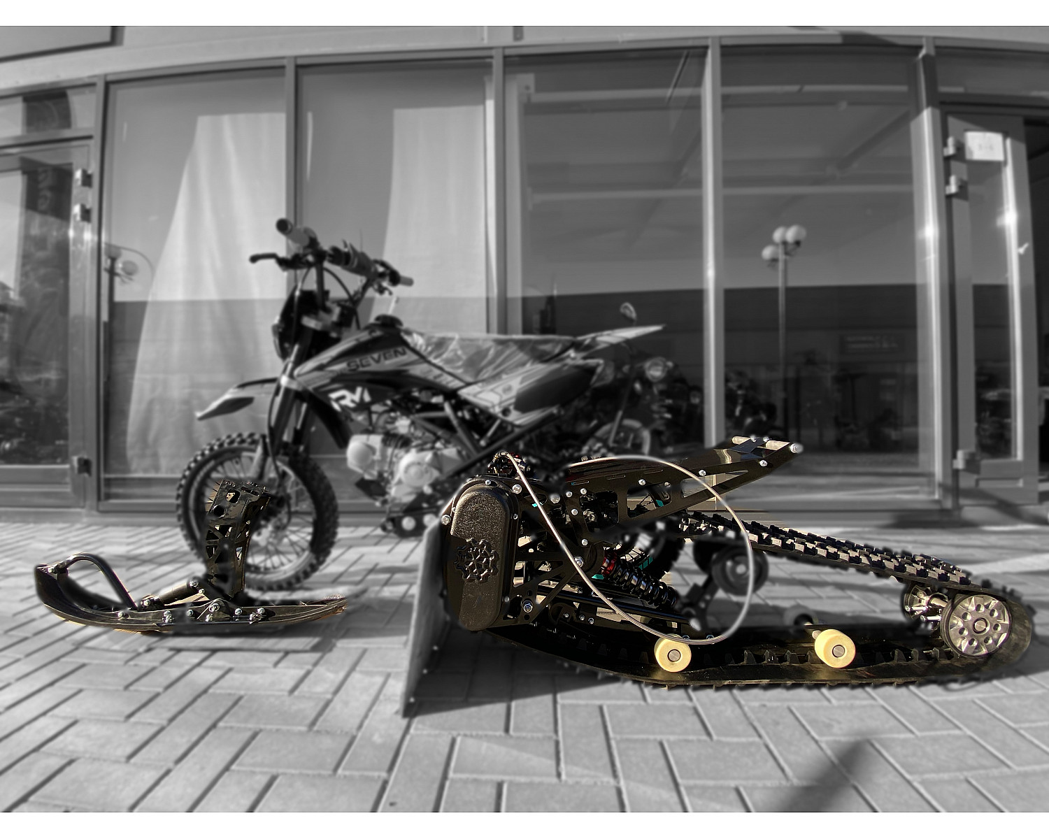 Гусеничный комплект Monotrack Expedition Max для Питбайков 110-190 куб.см. до 20 л.с.